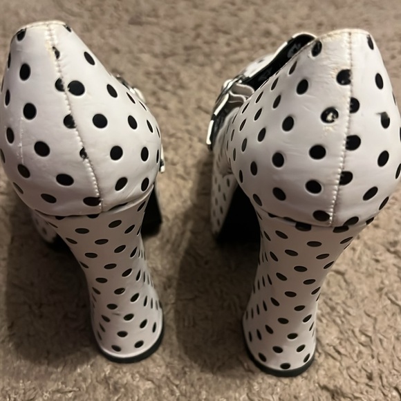 TUK Polka Dot Heels - Picture 10 of 10
